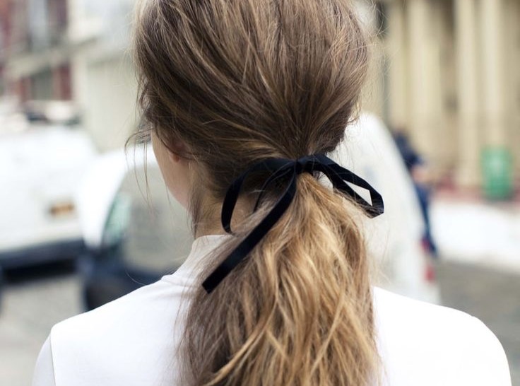How To Make Even the Simplest Ponytail Pretty