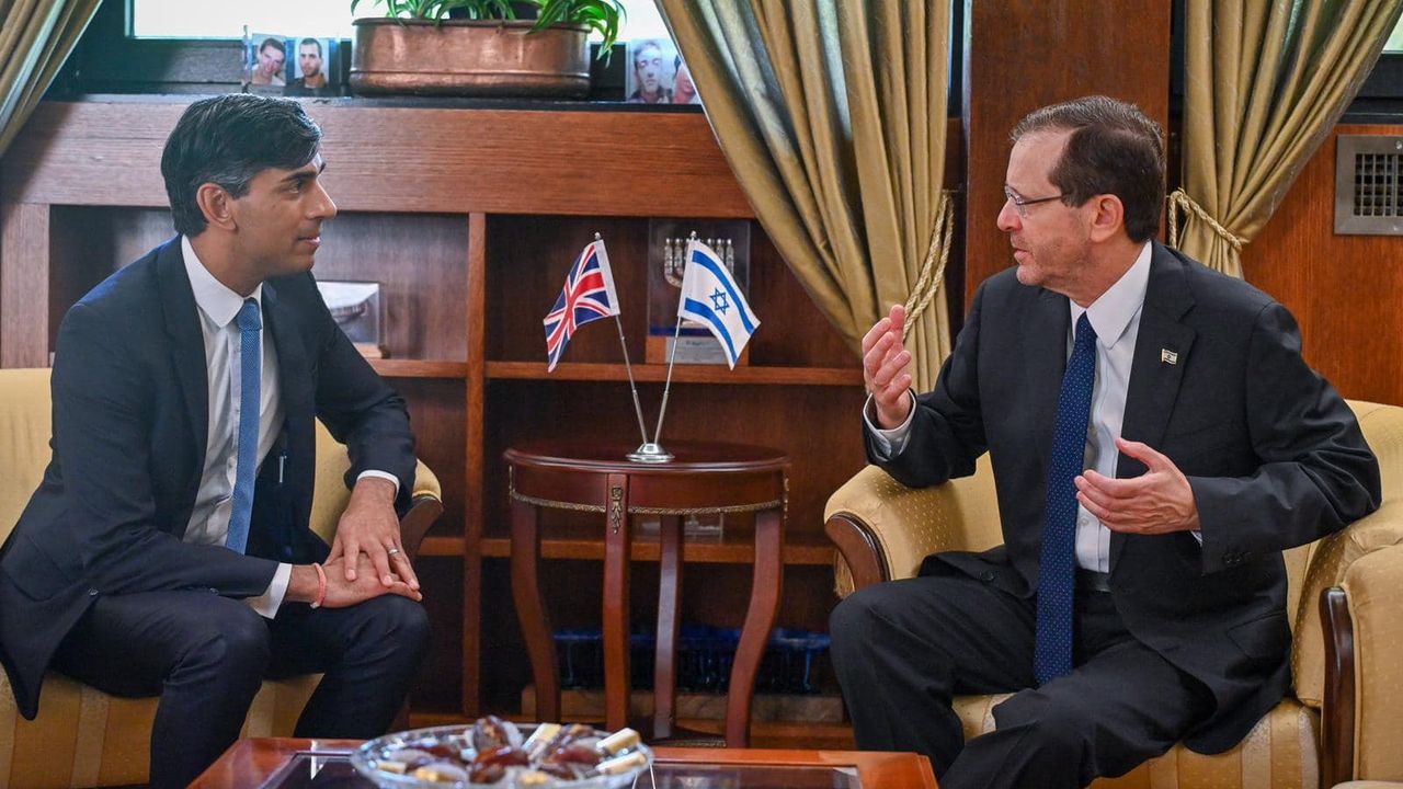 İngiltere ve İsrail başkanları görüştü