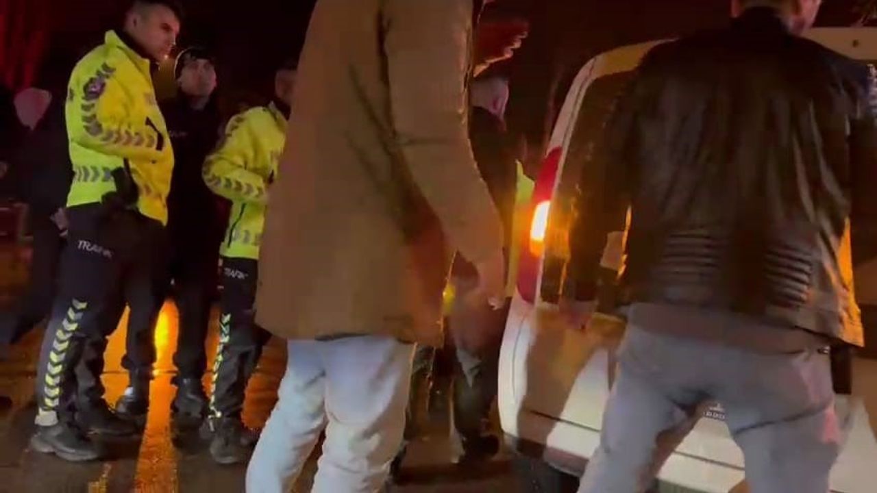 Polise saldıran alkollü sürücü tutuklandı