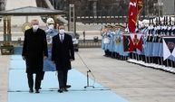 Cumhurbaşkanı Erdoğan İsrail Cumhurbaşkanı Herzog’u Resmi Tören ile Karşıladı