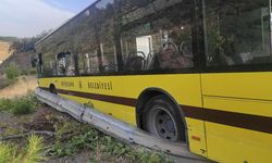 Gürsu'da belediye otobüsü faciadan döndü