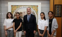 Başkan Taban başarılı öğrencilerle buluştu