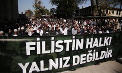 Bursa'dan Filistin'e destek yürüyüşü