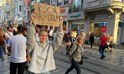 Belaruslu kadın Taksim'de 'koca' aradı