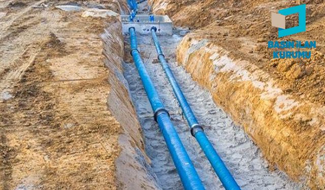 İçme suyu şebeke hattı inşaatı yaptırılacaktır