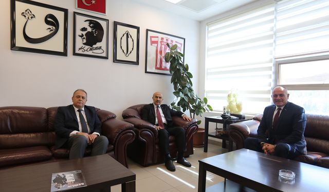 Vali Demirtaş, Başkan Sertaslan'ı ziyaret etti