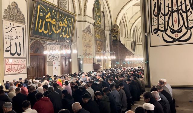 Bursa Ulu Cami’de fetih duası yapıldı