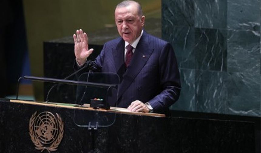 Cumhurbaşkanı Erdoğan'dan, BM 77. Genel Kurulu’nda tarihi konuşma